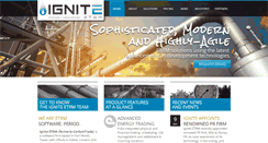 Desktop Screenshot of ignite-etrm.com