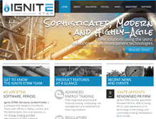 Tablet Screenshot of ignite-etrm.com